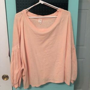 Free people peach shirt!